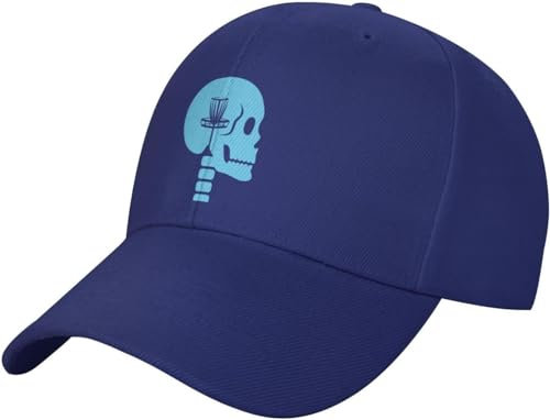 Baseballmütze, Discgolf Im Kopf Hip-Hop-Hut Unisex Basecap Atmungsaktiv Sonnenschutzkappe Für Erwachsenen Herren Damen