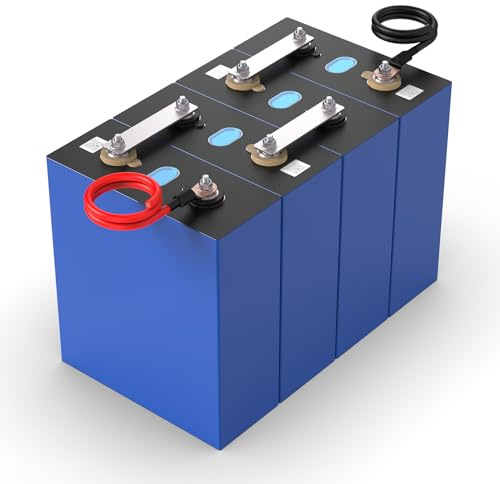 12V 280AH (3.2V*4 Pack) LiFePO4 Deep Cycle Battery Cells with Iron Phosphate, Class A Replacement Automotive Lithium Motorcycle Batteries, Perfect for Boat, Marine, Golf Cart, RV