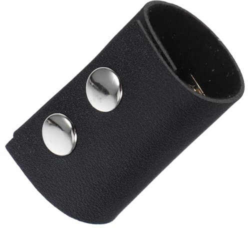 IWOWHERO Leder Pferdeschwanzhalter Für Mädchen Einfaches Lederband Als Haargummi Geeignet Für Dicke Haare Für Schule Hochzeit Party Und Reisen