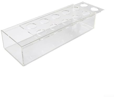Florero de acrílico transparente, Centro de mesa floral rectangular para mesa de comedor, jarrón moderno de acrílico, para el hogar, boda, mesa de comedor