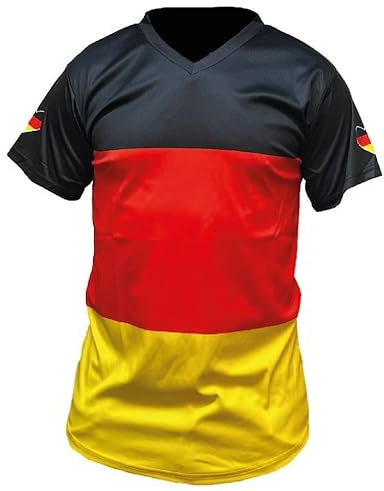 Flaggtröja (Tysklandströja Tysk Flagga Funktion, XS)