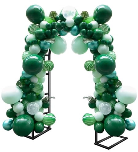 Pergola en métal noir treillage pour plantes grimpantes, arche de mariage pour roses et légumes 1,8 x 2,2 m – Décoration extérieure