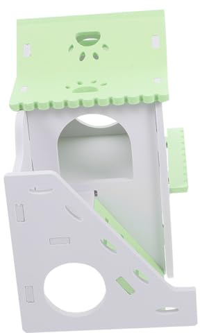VICASKY Maison Bois Naturel pour Hamster et Petits Rongeurs Cachette Confortable et Sûre pour Cochon Chinchilla Hérisson et Animaux Nains