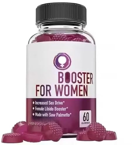 Gomitas potenciadoras de la libido femenina, 60 unidades, palma enana americana natural para mujeres para aumentar el deseo sexual y mejorar la libido, apoyo para la salud sexual femenina