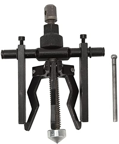 Lagerabzieher-Werkzeug, robuster Nabenabzieher zum Entfernen des Riemenscheiben-Schwungrads, Lagerabzieher-Set aus Kohlenstoffstahl mit Zubehör, 12 bis 38 mm