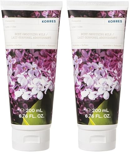 Lait corps Ultra-Hydratant - Peau de Velours - Parfum Floral Lilas - 200ml (Lot de 2)