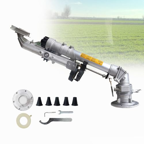 JMOUZHG Arrosage Intelligent automatisé des Cultures, Canon d'irrigation Rotatif pour Une Irrigation Efficace des Terres agricoles, Solution Professionnelle de pulvérisateur (76cm)
