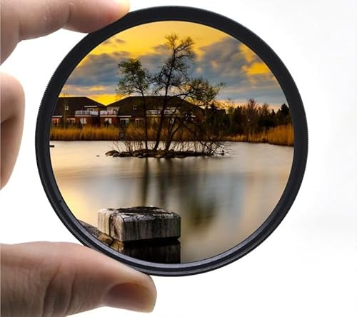 ND2 to ND1000 graduated neutral density filter, 37mm-77mm, suitable for camera lenses.(72mm)