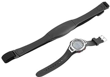Orologio digitale con cardiofrequenzimetro, con sensore di fascia toracica, fitness tracker per esercizi e allenamento