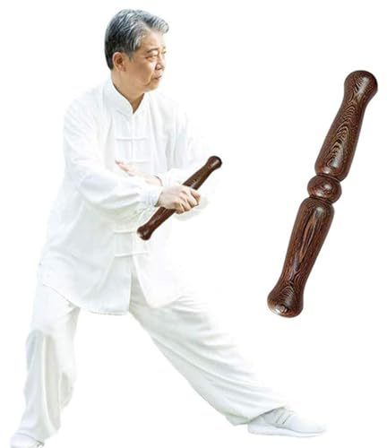 Tai Chi-linjal, Tai Chi Linjalpinne Träningsredskap Trä 33x(4,7-5) cm 1 st(33 * 5.0 cm)