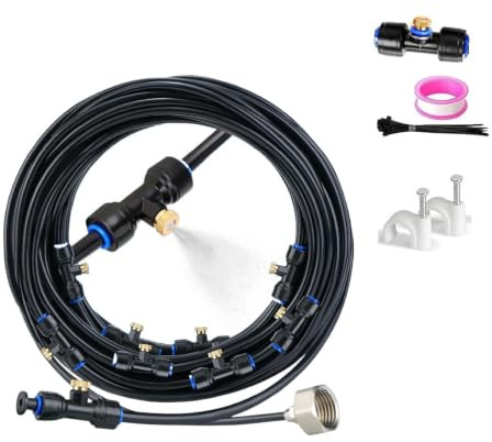 Outdoor Nebelsystem 15 Meter Garten-Wassersprüh-Kühlset