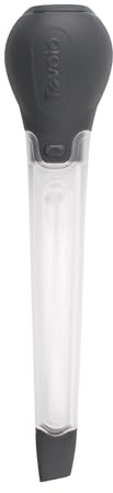 Tovolo 81-18839 Angle Tipped Baster, Removable Bulb, Dishwasher Safe, Plastic, Clear