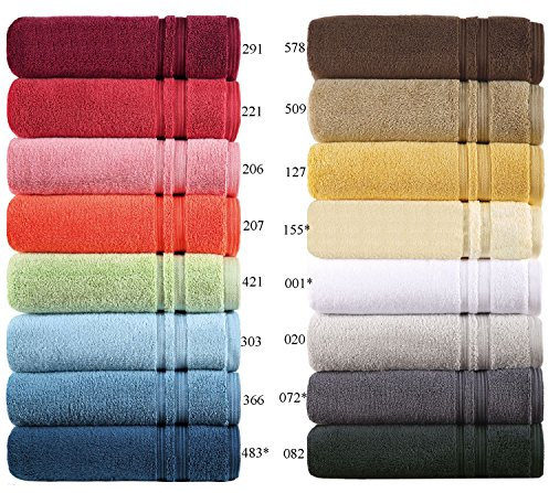 Egeria Handtücher Serie Manhattan Gold, in Luxus-Qualität Waschhandschuh, Gästetuch, Handtuch und Duschtuch, Grösse Badetuch, 100x150 cm, Farbe 155 Ivory