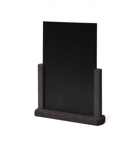 net-xpress Tischaufsteller Holz, schwarz, DIN A4, Tafel Kreidetafel Restaurant Bistro Cafe Biergarten Gastronomie