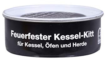 FIREFIX 1787 Mastic pour chaudière (boîte) 250 g, résistant à la chaleur jusqu'à 1000 °C