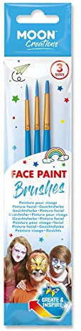 Moon Creations - Gesichtsbemalung Pinselset (Blau)