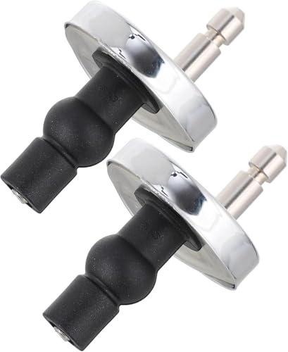 Upgraded 2 Full set Toilet Seat Hinge Fixings Top Fix Nuts Screws Quick Release Hinges Fittings Rubber Back To Wall For Toilet Seat Hinges Replacement