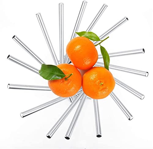 Portafrutta Fruttiera Cestino per frutta Cristini creativi canestro domestico soggiorno vassoio di frutta vassoio in acciaio inox pieghevole rack for rack piatto decoraggio decorazione della casa Frut