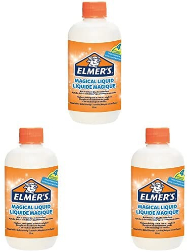 Elmer's Activateur de Slime | Colle Liquide Magique | Flacon de 259 ml | Excellent pour Faire du Slime | Paquet de 3