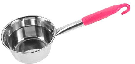 BESPORTBLE Cucharón De Agua Portátil Con Gancho 14 Cm Plástico y Acero Inoxidable Multifuncional Para Camping y Cocina Utensilio Práctico