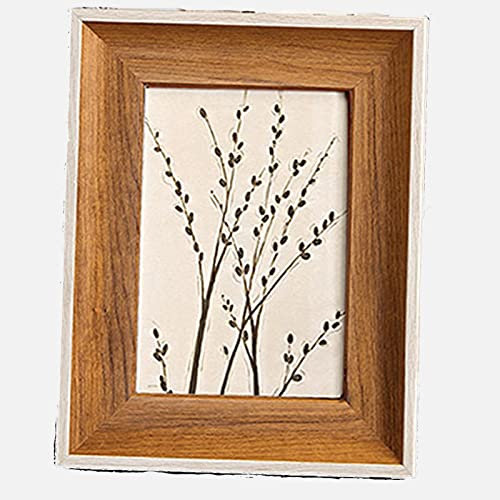 luckxuan Fotorahmen/Bilderrahmen Fotorahmen Land Bauernhaus Beunruhigte Bilderrahmen Wandmontage Bilderrahmen und Desktopanzeige Leerrahmen (Size : 6 * 8inch)