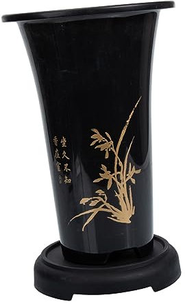 CIMAXIC Vaso Per Orchidee Con Piattino Fioriera Decorativa Da Vaso Per Piante Realizzato in Pp Sicuro E Resistente Adatto A Soggiorno E Camera Da Letto