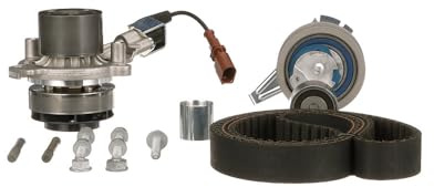 GATES KP45678XS-1 Wasserpumpe + Zahnriemensatz 29 mm mit Wasserpumpe Kompatibel mit VW Golf 7 Schrägheck 5G1, BQ1, BE1, BE2 Passat Variant 3G5, CB5 Golf 7 Variant BA5, BV5, AUDI A4 B9 Avant 8W5, 8WD | Kompatibel mit: AUDI A3, A3 Cabriolet, A3 Limousine, A3 Sportback, A4 Allroad B9, A4 B9, A4 B9 Avant, A5, A5 Cabriolet