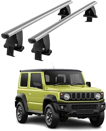 OUSIKA Auto Dachträgerstangen, Für Suzuki Jimny 2018-2022, Aluminium Gepäck Querstangen, Transport Gepäckträger, Dach Fahrradträger, Outdoor Autoträger Zubehör
