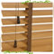 Holzjalousie Für Fenster,Horizontale Innen Jalousien,Verdunkelung/Wärmedämmung/Atmungsaktive Massivholz Jalousette,Sichtschutzvorhänge,Jalousetten 50mm Lamellen,Für Heimbüro,W×H-100×130cm(39 * 51in)