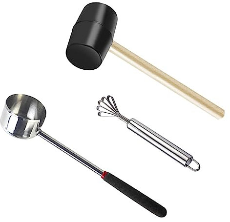 Garneck Ensemble D'outils D'ouverture De Noix De En Acier Inoxydable Gadget D'ouverture De Coquille De Noix De Pour Une Ouverture Facile À La Maison
