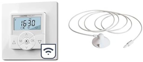 HOMEPILOT Zeitschaltuhr premium smart + 3 m Sonnensensor, Smart-Home Rollladenschalter für Rollladenmotor