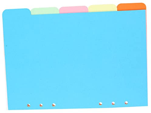VILLCASE 10stücke Teiliges Organizer Trennblätter Bunte Indexseiten Für Schulordner Notizbücher Und Planner Praktische Refill Für Effektive Dokumentenorganisation