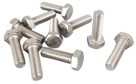 20x Sechskantschraube M6 DIN 933 Edelstahl A2 ISO4017 Maschienen-Schrauben (M6x20)