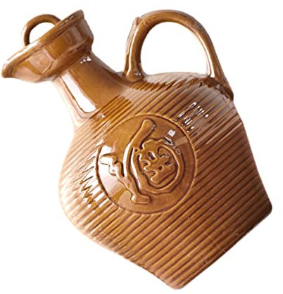 MAGICLULU Ceramic Hip Flask for Wine Multi-Function Household Jug Handle for Outdoor Gatherings and Serving Drinks