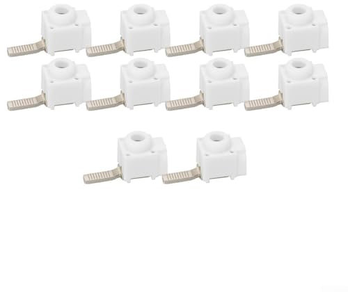10 Stück 25 mm quadratische Klemmleiste, Terminal für Sammelschienen-Schutzschalter, Verteilerkasten, Schalttafeln