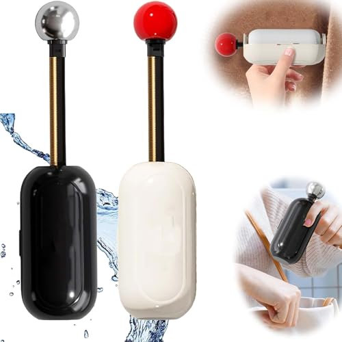Enjoy Sticky Lint Roller, Enjoy Sticky Roller, Genießen Sie Sticky Lint Roller, Waschbarer Tragbarer Aufkleber, Tierhaarentferner Fusselrolle, Waschbare Fusselrolle Ball (Weiß+Schwarz)