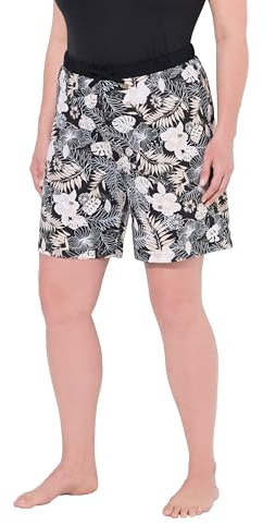 Ulla Popken Damen große Größen Übergrößen Plus Size 2 pcs Shorty, Palmes Spring