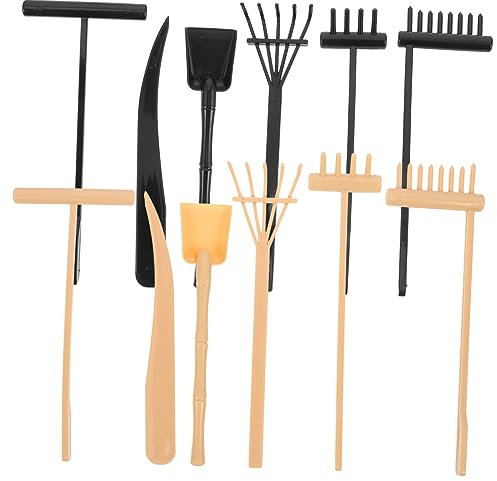 Gogogmee Zen Garden Rake Set 12pcs Plastic Sand Rakes for Meditation 6 Yellow 6 Black Zen Garden Accessories for Home Office Decoration