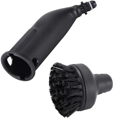 Herramienta compatible con unids/set detalle boquilla de chorro cepillo de limpieza redondo grande Compatible con limpiadores de vapor Karcher SC1 SC2 SC3 SC4 SC5