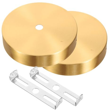 OSALADI 2stücke Messing Pendelleuchte Deckenrosette Deckenlampen Basisplatte Für Wandlampen Vintage Hängelampe Vielseitig Einsetzbar Für Und Schlafzimmer