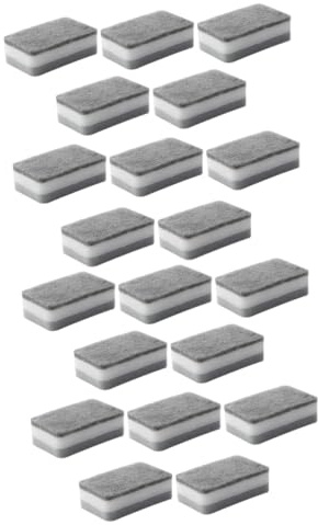 Veemoon 20pcs Scrub Sponge Sponge Brush Tableware Cleaning Dish Washing Bowl Scrubber