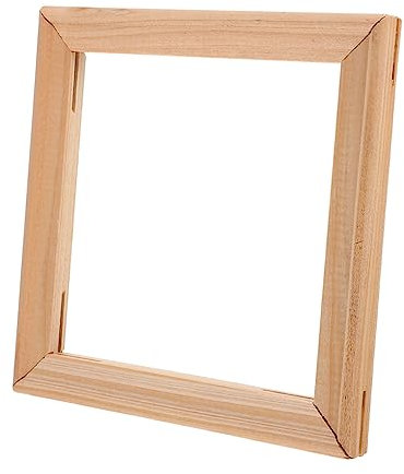 MAGICLULU Bilderrahmen Quadratischer Rahmen Floater-rahmen Aus Weißer Fotorahmen Lackierbar Personalisiert Mehrere Benutzerdefinierter Fotorahmen Eigen Vintage-fotorahmen Holz Brown