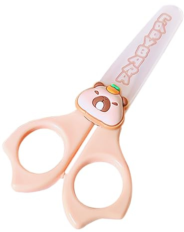 Kinderschere - Sicherheitsschere Kinder | Staedtlerr Sicherheitsschere Noris Junior | Cartoon Schere Rundtip | Kindersicherheit Bastelschere | Scrapbooking Schneidehilfe | Handwerk Grundschule