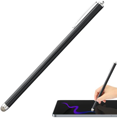 Stylet de Tablette - Stylo à écran Tactile Universel, Stylet de Dessin très Sensible | de Pointe en Maille argentée pour i Pad i téléphone et Les androïdes, Crayon à écran capacitif, de