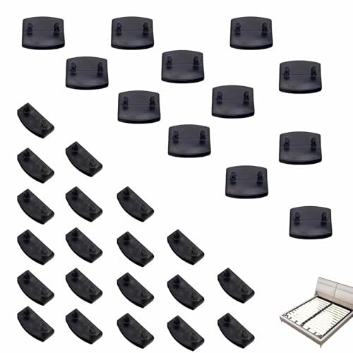 HXHWKEN 36 Pezzi Supporti per Rete a Doghe Plastica Tappi per Doghe di Ricambio Supporto per Doghe per Letti Accessori di Collegamento