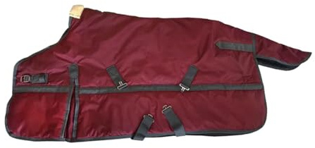 Fenteer Pferdedecke, Pferdebekleidung, verschleißfest, warm, leistungsstark, Zubehör, praktisch, atmungsaktiv, Weidedecke, 115cm