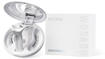 WOSADO [No.26 Savannah Breeze] Negozio Ufficiale Morbide Ciglia Magnetiche Set con Applicatore Riutilizzabile Senza Colla Wispy Ciglia Magnetiche