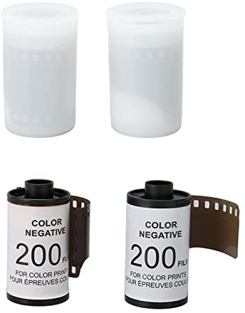 2 rullini di pellicola a colori per macchina fotografica 35 mm, ISO 200, pellicola negativa a colori vintage impermeabile HD, 12 esposizioni per rullino per fotocamere 135, grana f