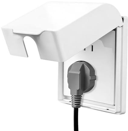Zyrtkerio Cache Prise Bébé, Cache Prise Électrique, Protection Prise Électrique Bébé, Convient Pour Les Prises Murales Et Les Interrupteurs, Boîtier Étanche Anti-Éclaboussures Pour Salle De Bain