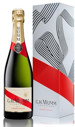 G.H. Mumm Cordon Rouge Non Vintage Champagne with Gift Box, 75 cl (Pack of 6)